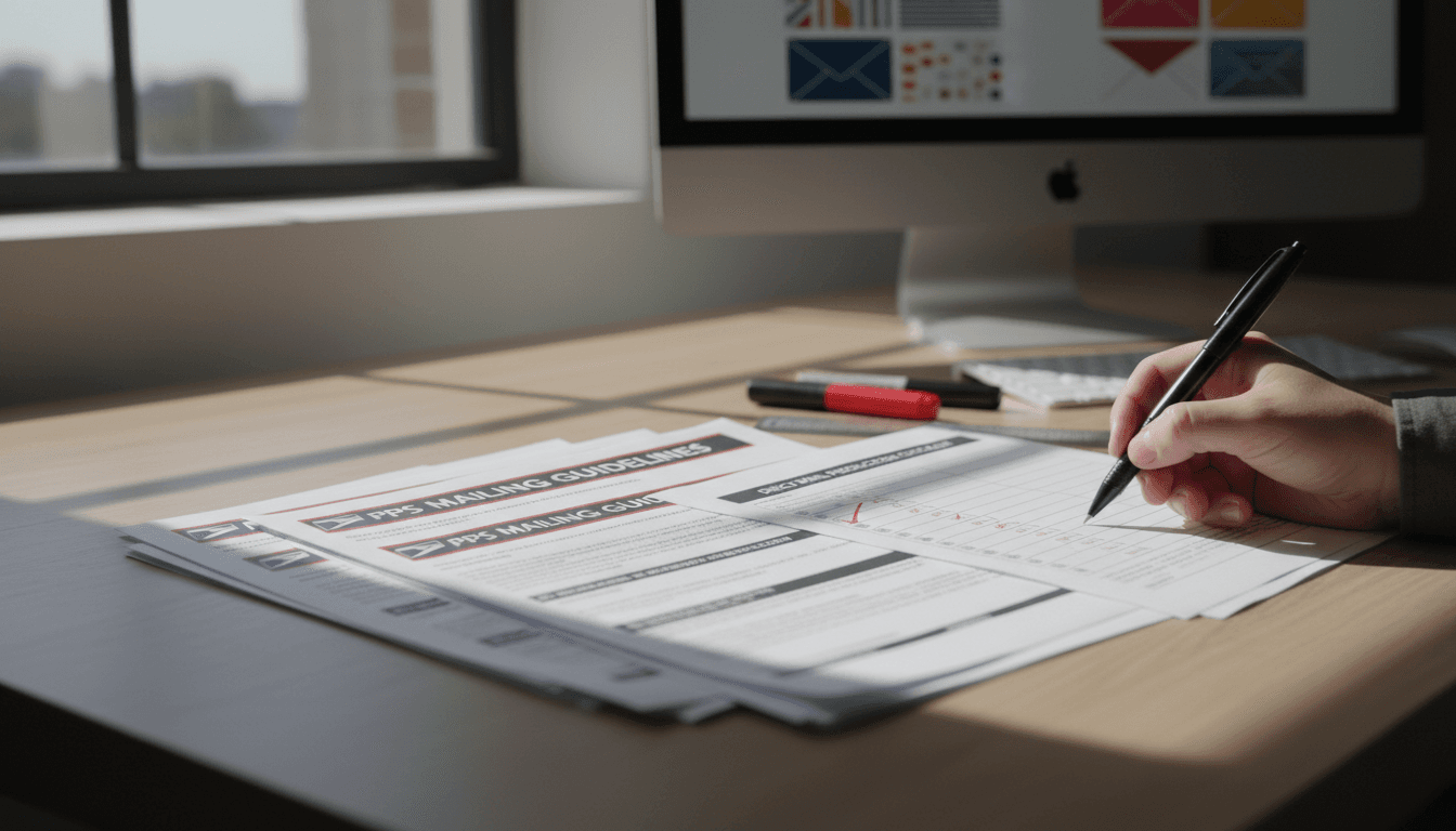USPS compliance checklist and mail standards documentation